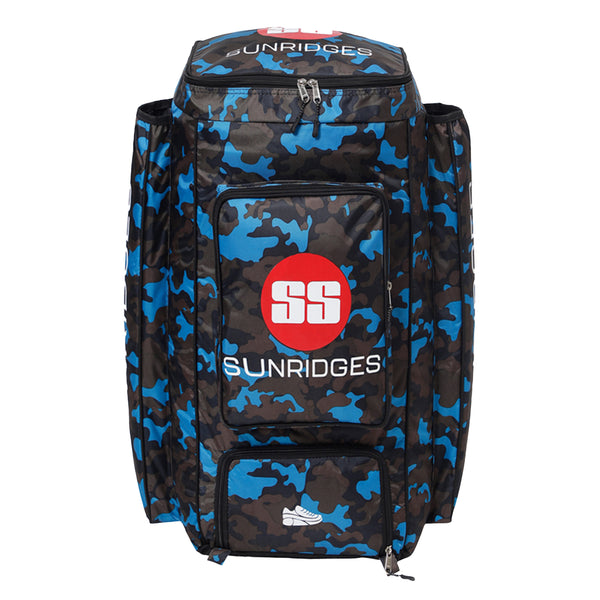 SS CAMO DUFFLE BLUE CRICKET KIT BAG